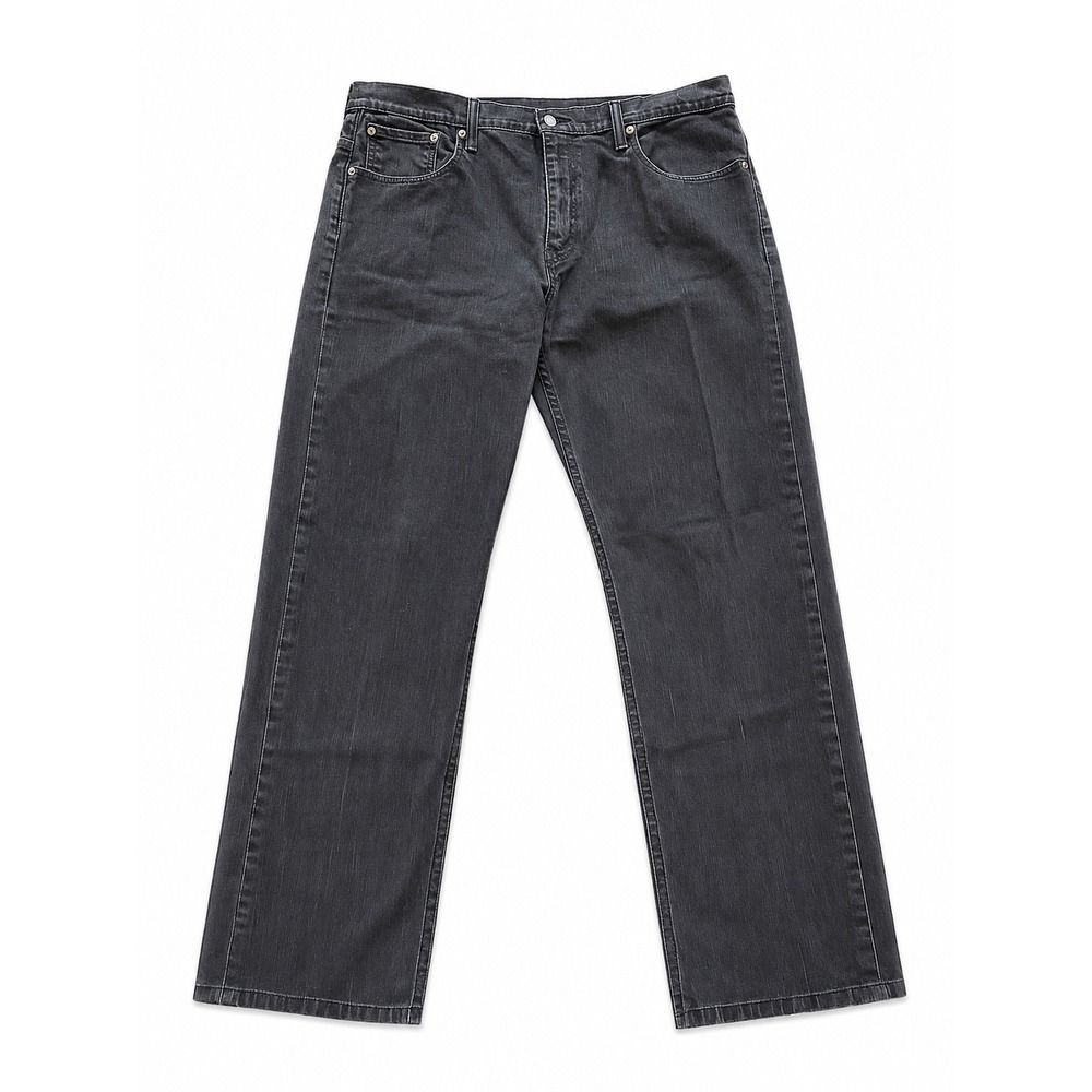 Levis 569 Loose Straight Jeans Mens W38 L30 in Black